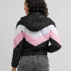 Elodie Hooded Puffer Jacket 6 Elodie Hooded Puffer Jacket -Deals Vistara Fit Store 20293555 01 LT XL