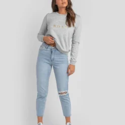 Roxy Day Breaks Crew Sweatshirt 6 Roxy Day Breaks Crew Sweatshirt -Deals Vistara Fit Store 20310682 01 LT XL