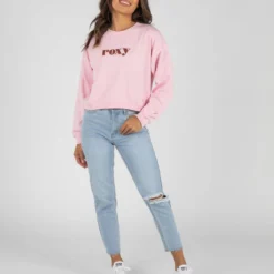 Roxy Break Away Sweatshirt -Deals Vistara Fit Store 20310686 02 LT XL