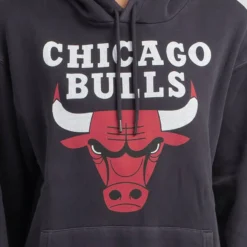 Mitchell & Ness Chicago Bulls Vintage Classic Logo Hoodie -Deals Vistara Fit Store 20311411 01 RT XL