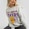 Mitchell & Ness LA Lakers Vintage 90's Block Blur Sweatshirt