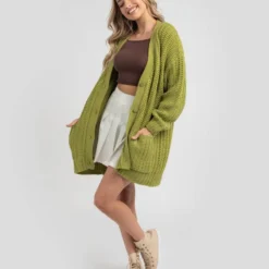 It's A Trip Knit Cardigan 6 It's A Trip Knit Cardigan -Deals Vistara Fit Store 20316463 02 LT XL