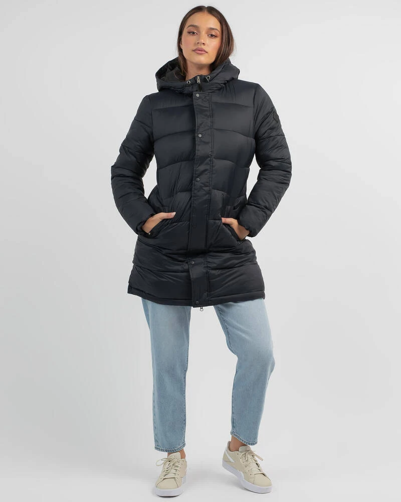 Roxy Ocean Peaks Hooded Puffer Jacket 2 Roxy Ocean Peaks Hooded Puffer Jacket - Image 2