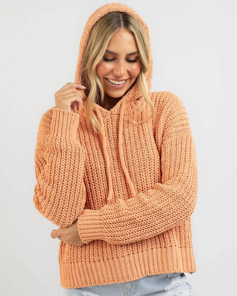 Billabong Nelly Hooded Knit 1 Billabong Nelly Hooded Knit