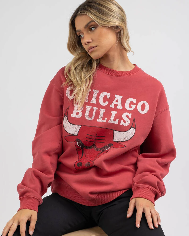 Mitchell & Ness Chicago Bulls Vintage HWC Big Logo Sweatshirt