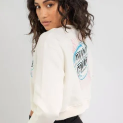 Santa Cruz Split Stripe Wave Sweatshirt