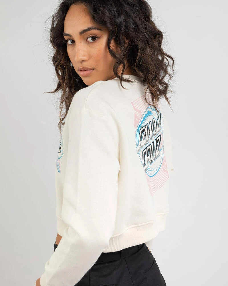 Santa Cruz Split Stripe Wave Sweatshirt 1 Santa Cruz Split Stripe Wave Sweatshirt