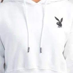 Playboy Bunny O Cropped Hoodie 7 Playboy Bunny O Cropped Hoodie -Deals Vistara Fit Store 20344291 01 RT XL