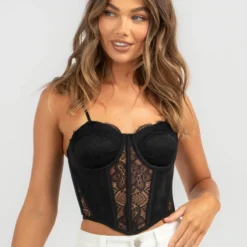 Waldorf Lace Corset Top
