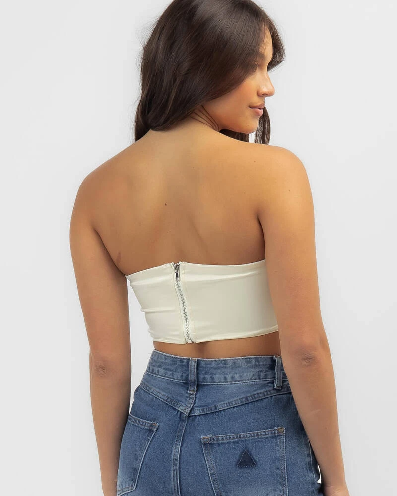 Isabella Satin Corset Top 3 Isabella Satin Corset Top - Image 3