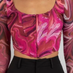 Frankie Mesh Corset -Deals Vistara Fit Store 20350042 01 RT XL