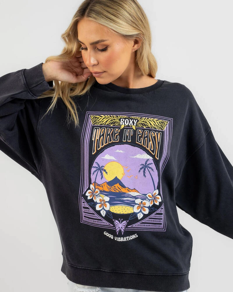 Roxy Into The Night Sweatshirt 1 Roxy Into The Night Sweatshirt