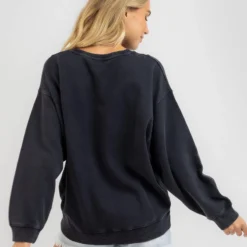 Roxy Into The Night Sweatshirt 6 Roxy Into The Night Sweatshirt -Deals Vistara Fit Store 20350483 01 LT XL