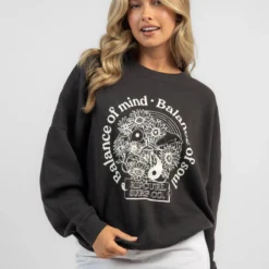 Rip Curl Balance Sweatshirt -Deals Vistara Fit Store 20350672 01 LT XL
