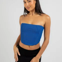 Anwar Mesh Corset Top -Deals Vistara Fit Store 20352332 03 TP XL