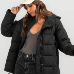 Billabong Adventure Division Venture On Hooded Puffer Jacket