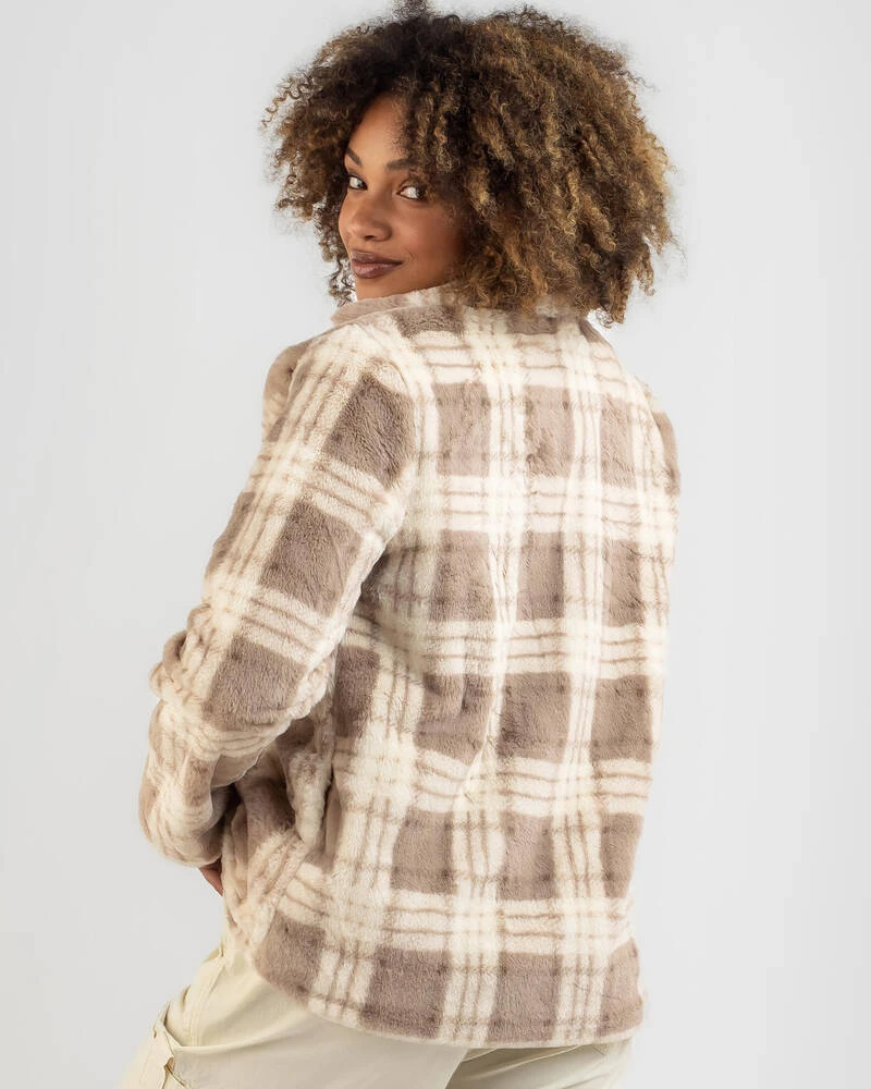 Ollie Faux Fur Jacket 3 Ollie Faux Fur Jacket - Image 3