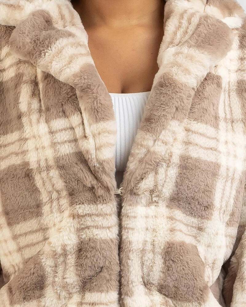 Ollie Faux Fur Jacket 4 Ollie Faux Fur Jacket - Image 4