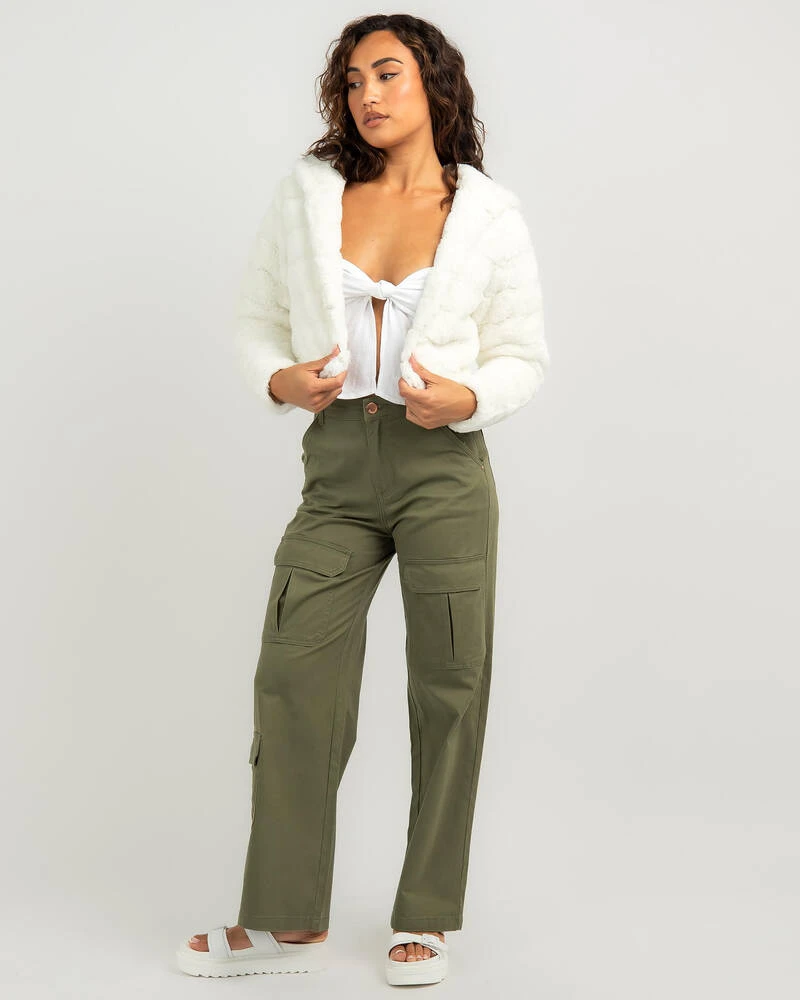 Arna Faux Fur Jacket 2 Arna Faux Fur Jacket - Image 2