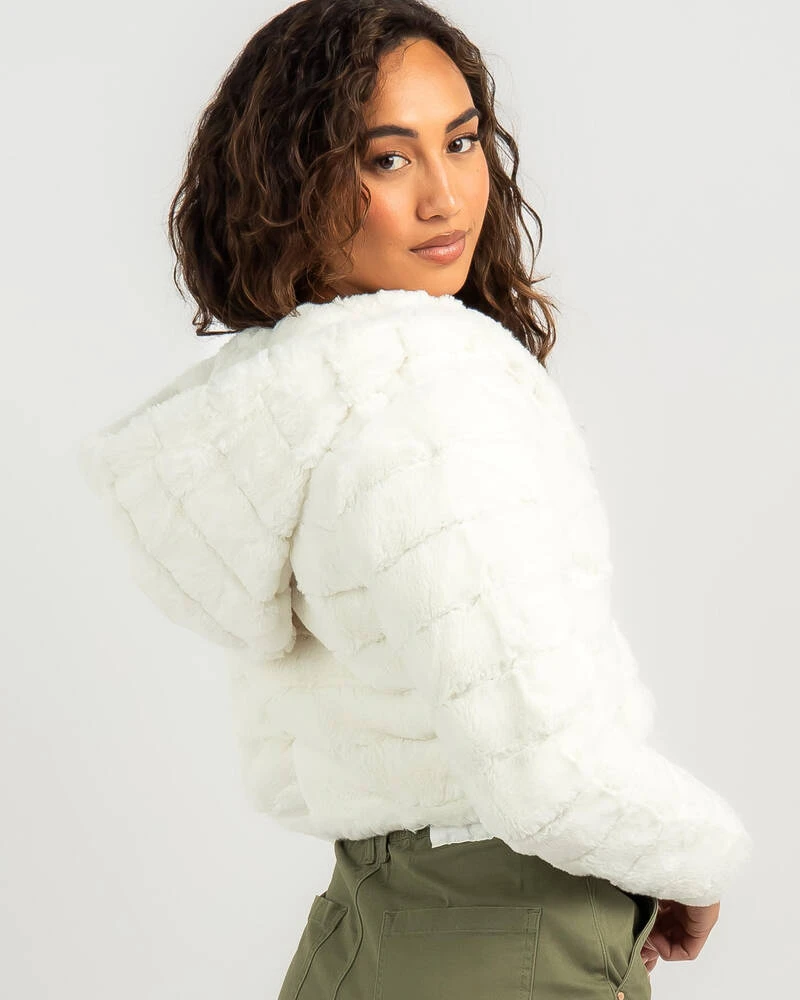 Arna Faux Fur Jacket 3 Arna Faux Fur Jacket - Image 3