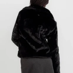 Bambie Faux Fur Jacket -Deals Vistara Fit Store 20355195 03 LT XL