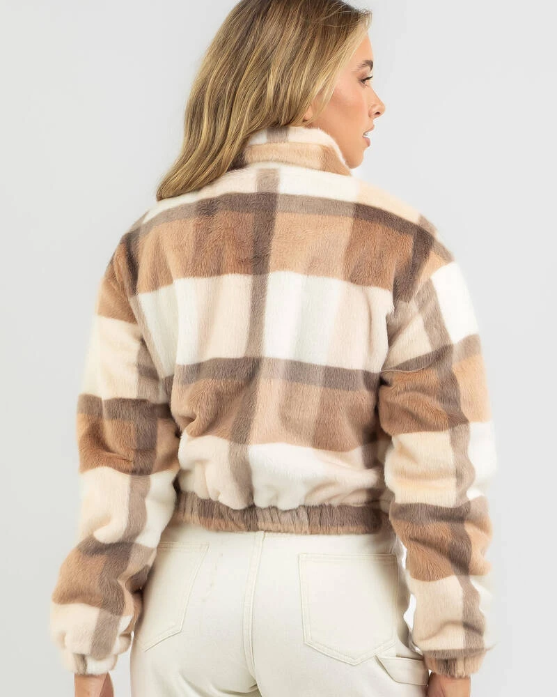 Harry Faux Fur Jacket 3 Harry Faux Fur Jacket - Image 3