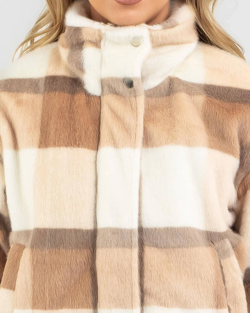 Harry Faux Fur Jacket 4 Harry Faux Fur Jacket - Image 4