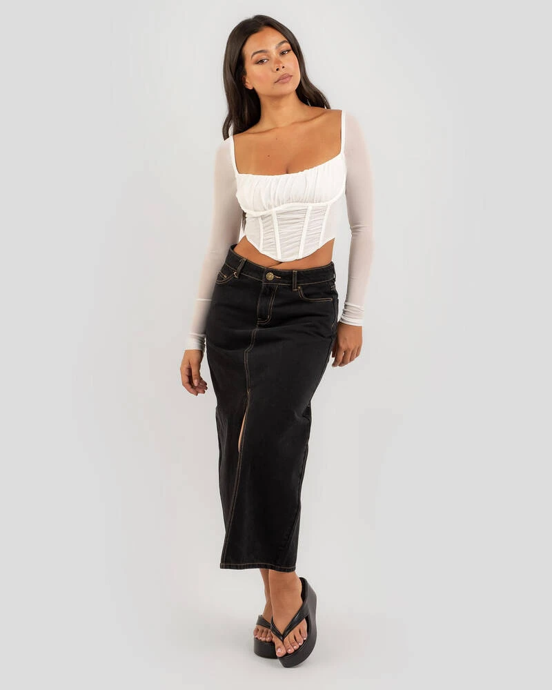 Be Sweet Long Sleeve Corset Top 2 Be Sweet Long Sleeve Corset Top - Image 2