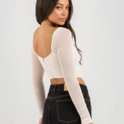 Be Sweet Long Sleeve Corset Top 5 Be Sweet Long Sleeve Corset Top -Deals Vistara Fit Store 20355228 02 LT XL