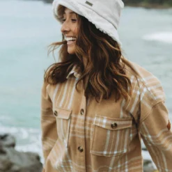 Roxy Check The Swell Shacket