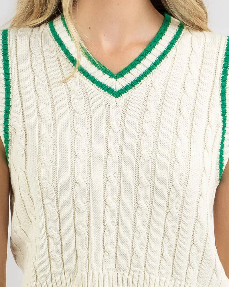 Science Club Cable Knit Vest 4 Science Club Cable Knit Vest - Image 4