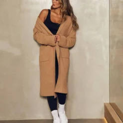 Penelope Longline Teddy Knit Cardigan