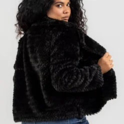 Bradshaw Faux Fur Jacket 6 Bradshaw Faux Fur Jacket -Deals Vistara Fit Store 20357223 03 LT XL