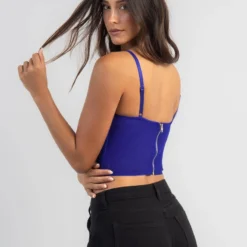 Stassie Mesh Corset Top -Deals Vistara Fit Store 20358078 01 LT XL