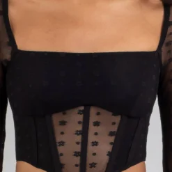 My Love Mesh Corset Top -Deals Vistara Fit Store 20358603 01 RT XL