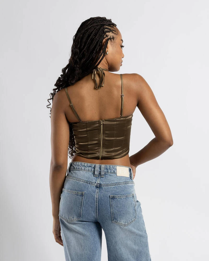 Jess Satin Corset Top 3 Jess Satin Corset Top - Image 3