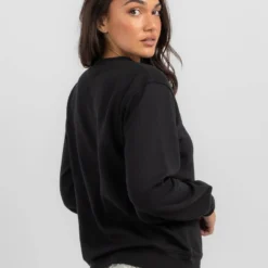 HURLEY Dime Sweatshirt -Deals Vistara Fit Store 20359455 02 LT XL