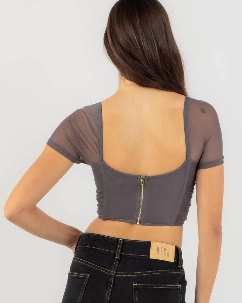 Wolfie Mesh Corset Top 3 Wolfie Mesh Corset Top - Image 3