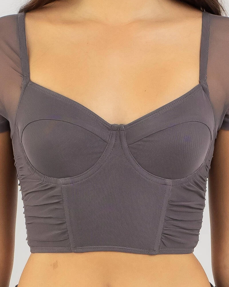 Wolfie Mesh Corset Top 4 Wolfie Mesh Corset Top - Image 4