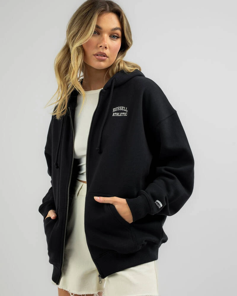 Russell Athletic Originals Embroidered Zip Through Hoodie 1 Russell Athletic Originals Embroidered Zip Through Hoodie