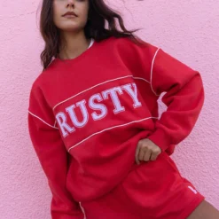 Rusty Logo Line Sweatshirt