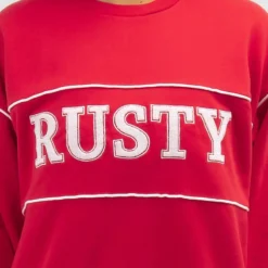 Rusty Logo Line Sweatshirt -Deals Vistara Fit Store 20360410 01 RT XL