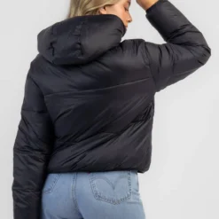 Roxy Keep On Rolling Hooded Puffer Jacket -Deals Vistara Fit Store 20361634 01 LT XL