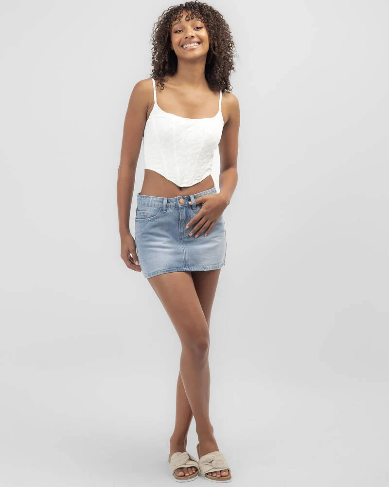 Dixie Broderie Corset Top 2 Dixie Broderie Corset Top - Image 2