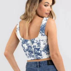 Mia Lace Up Corset Top 6 Mia Lace Up Corset Top -Deals Vistara Fit Store 20364550 01 LT XL